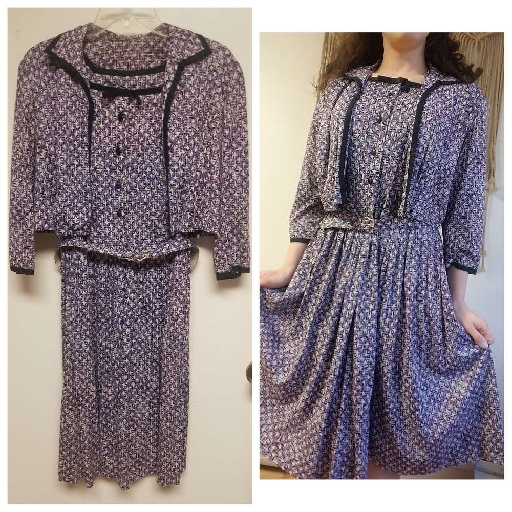 Vintage 50s Day Dress